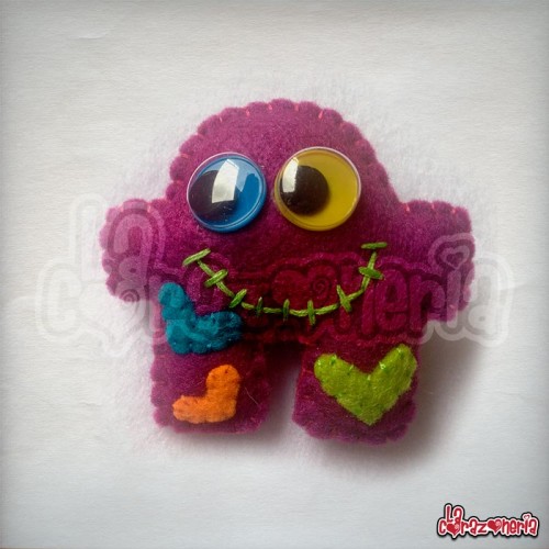 Broche de Monstruo en Fieltro